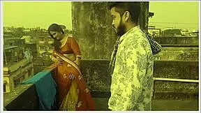 bengali milf bhabhi rides innocent teen's monster cock outdoors!