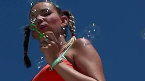 Two Big Cocks Slam Teen Girl While Stepdad Watches!