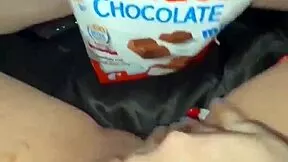 crazy arab stepsis does weird food masturbation in la kinky fetish 🌶️🍌😈