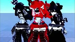 Roblox thots dance and farm aura in part 2.