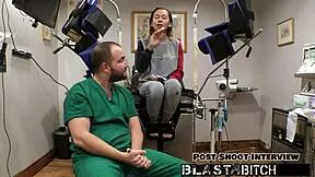 Kalani Luana Spreads Legs in Latex Gloves for Close-Up Pussy Creampie Missionary Face Fucking Behind Scenes