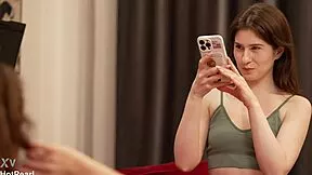 gf moans loud as i teach her cunnilingus in 4k while fingering her juicy wet pussy close up