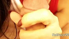 Huge Load Explodes Dripping from Petite Filipina's Mouth in Sloppy Oral Creampie!