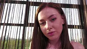 18yo agata briz only 40kg teases stepdaddy in casting interview before deepthroat pov