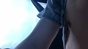 A busty brunette craves more cum, unleashing kinky handjob and dirty talk on tight pussy
