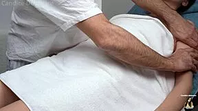 pervert masseur fingered me till i orgasmed on the table??