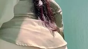 sexy mexicana milf secretary strips uniform teases wet pussy ano