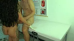 nurse got so wet for patient's huge cock she had to ride it