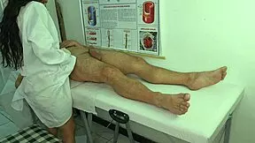 nurse got so wet for patient's huge cock she had to ride it