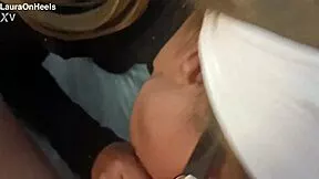 petite latina milf in lingerie deepthroats monster cock before swallowing every drop pov