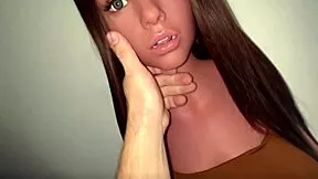 dark chocolate teen an' milky white tiny an' big boobs clashin' wild
