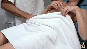 pervert masseur fingered me till i orgasmed on the table??