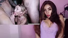 French Beauty Takes First Double Penetration Creampie