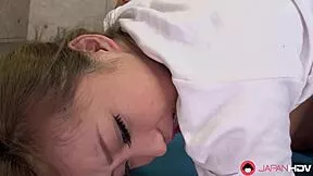 Gym Pounding Makes Japanese Girl Moan Hard?