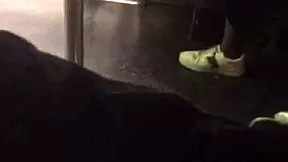 ever seen big ass shaking on train?