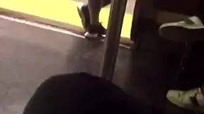 ever seen big ass shaking on train?