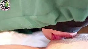 i lick thai maid's big tits pussy before creampie pounding her tight hole