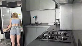step sister caught me jerkin off n offers her help to make me cum quick