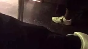 ever seen big ass shaking on train?