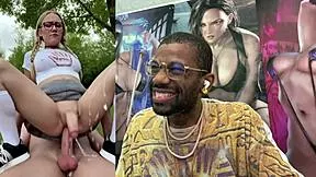 transgender bride tifa rides cock hard, spits in your face and cums everywhere