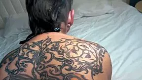 dirty short hair milf cougar begs muscular stud's cock doggy pound