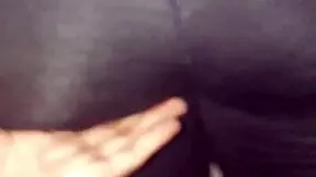 Ex-girlfriend's massive black 18yo ass shakes teasing in amateur close-up
