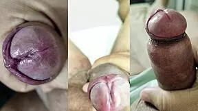 fat nerd cuckold watches big cock humiliate his small dick girlfriend punheta moments