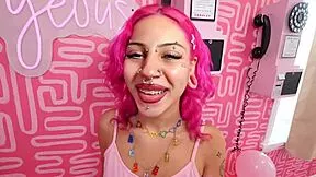 nali marie gags on bwc pov nasty bimbo blowjob seduction