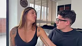 colombian milf begs cuck hubby for young nerd's monster cock anal creampie in her fat ass