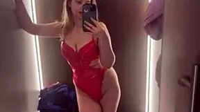 Horny big tits bbw teen masturbates pussy orgasms hard in public changing room