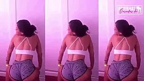 Hey girls, shake those big asses dancing twerk style?