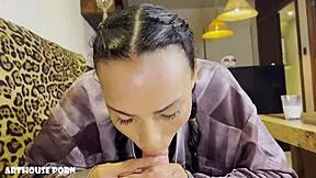 Step-sis Violeta Grey rides cock, cums over and over