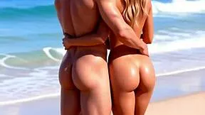 desperate beach couple trades cash for outdoor fingering anal fucking creampie public sex