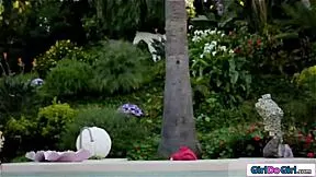 big tits megan salinas masturbates to orgasm in solo teen tease 😘💋