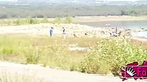 i want to fuck the first dude i spot briseyda myers hunts guys at madrid's san juan reservoir for raw action this is fakings
