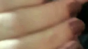 step-sister sneaks blowjob on step-bro while watching tv alone at home