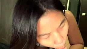 Beautiful 18yo thai's tight pussy stretched by huge white cock