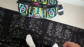 Thick latina step sis nia bleu proves blowjob skills in household roleplay?