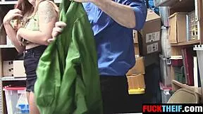 hey dakota, thief punishment is dakota rains style: bent over garage cock taking