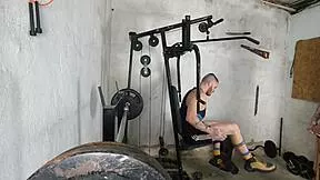 wanna see this big ass japanese slut get fucked hard in the gym backstage?