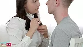 Emma Pikiner's geography lesson turns into sensual sex with boyfriend