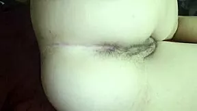 watch this toy stretch my hairy pussy till creampie drips