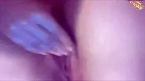 Hammering four fingers and bottle deep in hot teen hole
