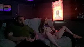 dude jerks off hard and blasts cum right in the cinema