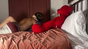 Petite latina teen missionary creampie—kissing turns romantic with muscular lover?