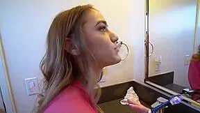 Stepsister Jerks Stepsister In Shower Until Creampie Anal Explosion