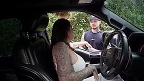 i pick up sara blonde in my truck then fuck her hard doggystyle outdoors with deepthroat and choking