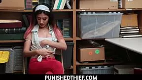 hey experienced shoplifter, use those big tits pussy and mouth to skip prison?