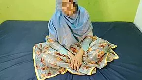 pakistani maid's tight shaved pussy fucked hard by house owner closeup