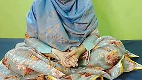 pakistani maid's tight shaved pussy fucked hard by house owner closeup